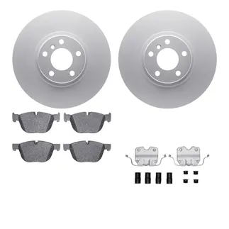 R1 Concepts WDTH1-31085 Brake Rotors - Carbon Coated W/ Euro Ceramic Pads & Hdw